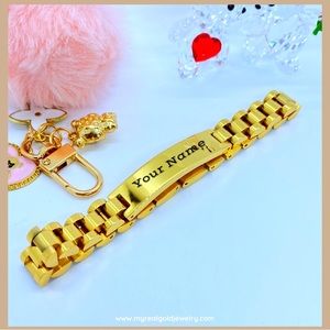 Stainless Steel Men’s ID Bracelet